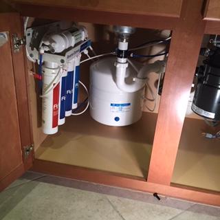 RKIN Flash Undersink Reverse Osmosis System with Chrome Lead-Free Faucet - Customer Photo From German Ramos