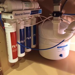 RKIN Flash Undersink Reverse Osmosis System with Chrome Lead-Free Faucet - Customer Photo From German Ramos