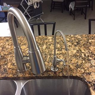 RKIN Flash Undersink Reverse Osmosis System with Chrome Lead-Free Faucet - Customer Photo From German Ramos