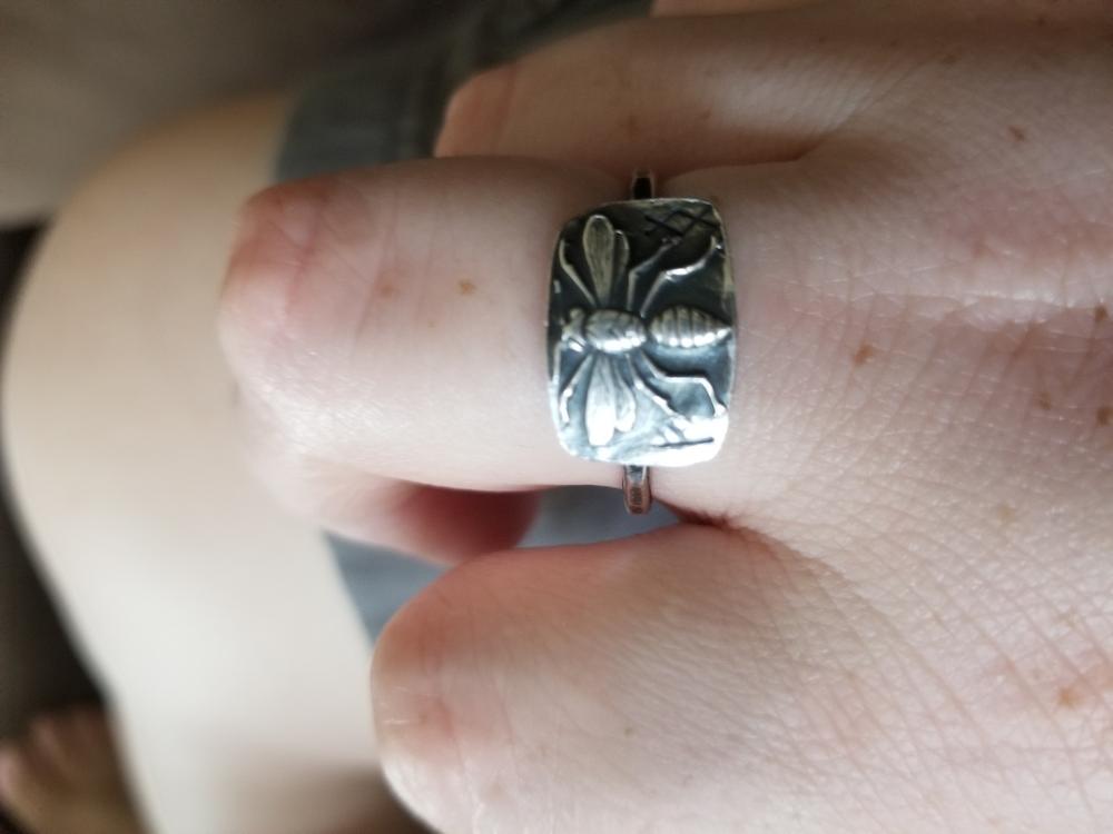 Silver Rune Ring - Meadmakers Delight - Customer Photo From Jay C.