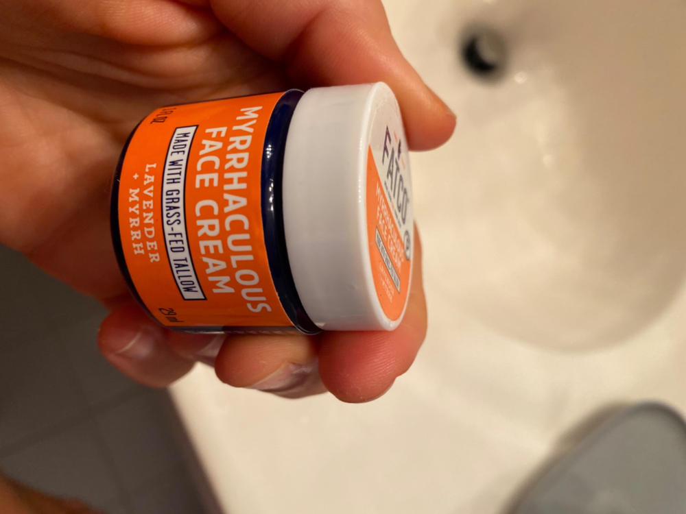 Myrrhaculous Face Cream 1 Oz - Customer Photo From kylie tennant