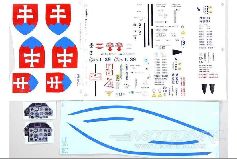 Freewing 80mm EDF L-39 Albatros Decal Sheet - Customer Photo From walter prandelli