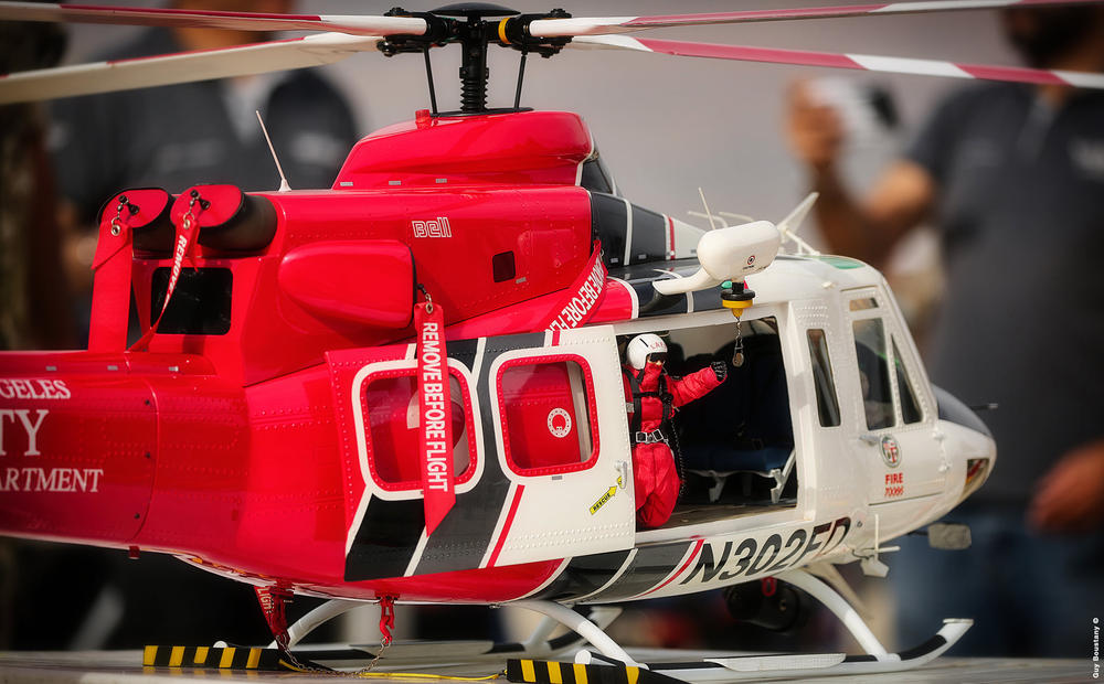 Roban B412 LA Fire & Rescue 800 Size Scale Helicopter - ARF - Customer Photo From Imad Abdelnour