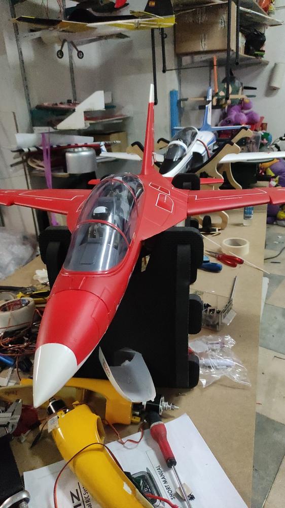 Freewing Yak-130 Red 70mm EDF Jet - ARF PLUS - Customer Photo From Juan Jose Cortes Marti