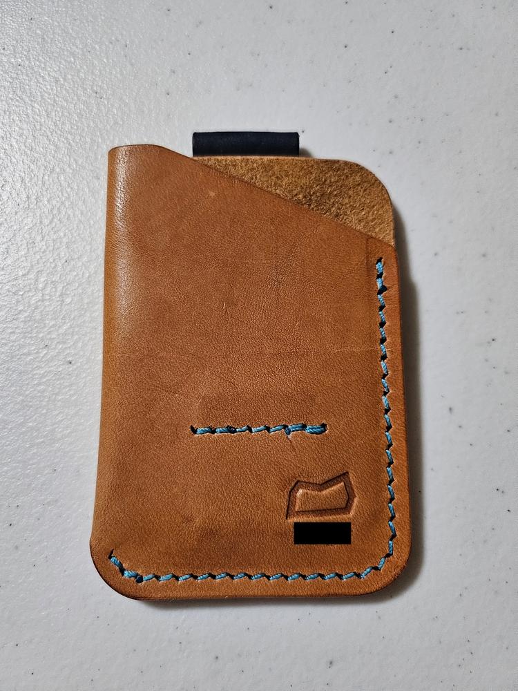 The Anderson Wallet - Russet Harness - Customer Photo From Gage