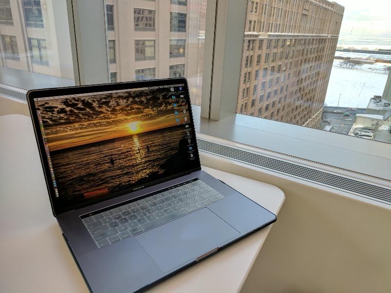 Macbook Pro 15" Touch Bar Suit Leather case - Customer Photo From Juliet D.