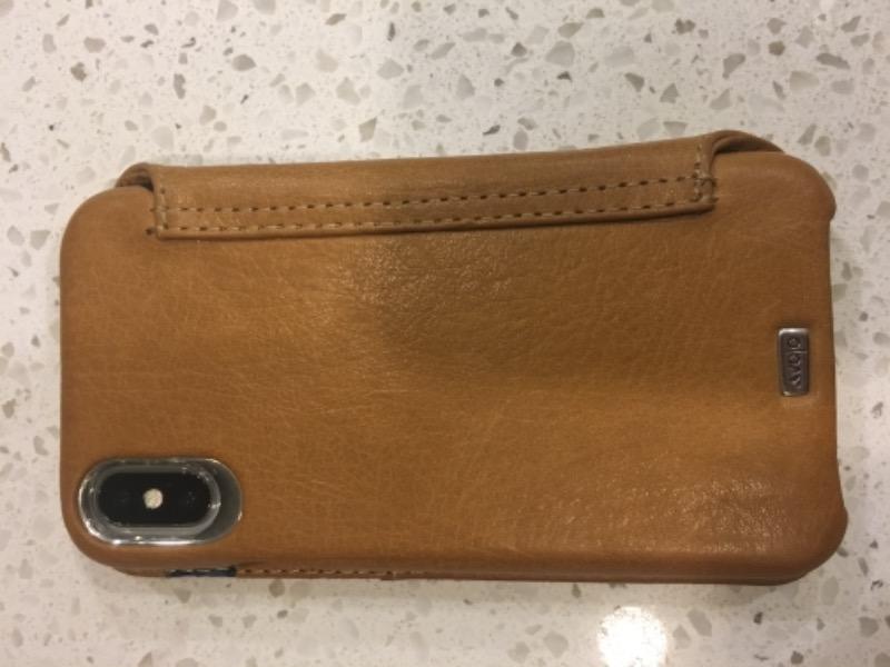 Custom Wallet iPhone X / iPhone Xs Leather Case - Customer Photo From sean m.