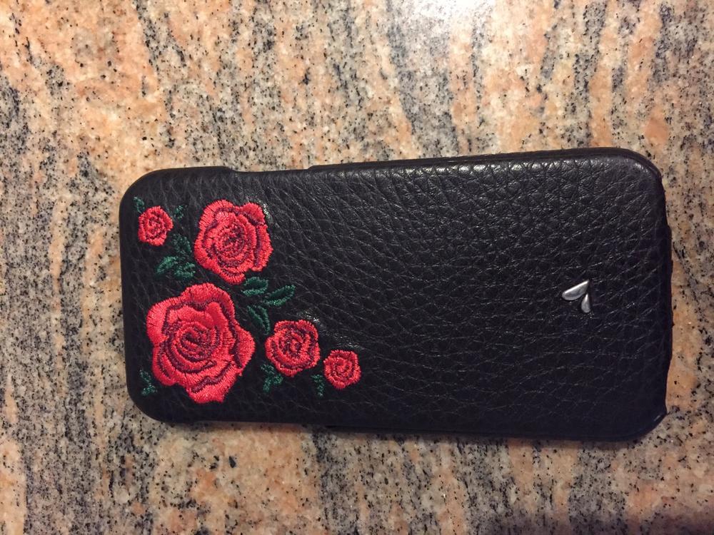 Top Amy iPhone X / iPhone Xs Leather Case - Customer Photo From Anonymous