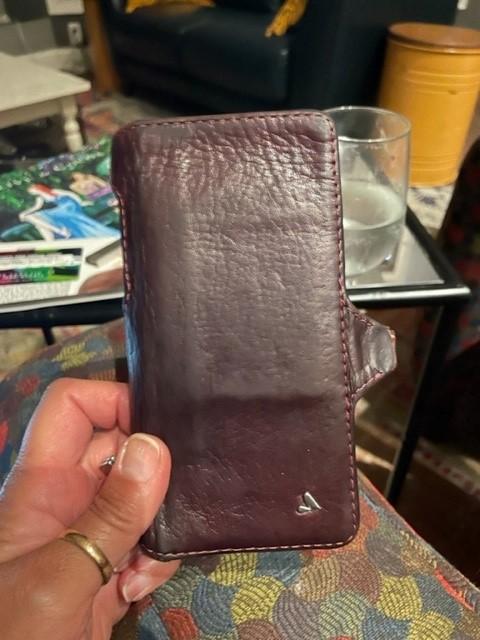 Customizable iPhone 12 Wallet leather case with MagSafe - Customer Photo From Jenni McCall