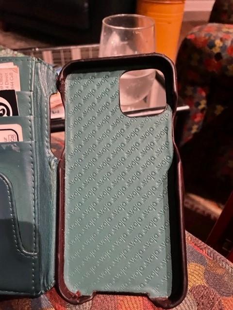 Customizable iPhone 12 Wallet leather case with MagSafe - Customer Photo From Jenni McCall