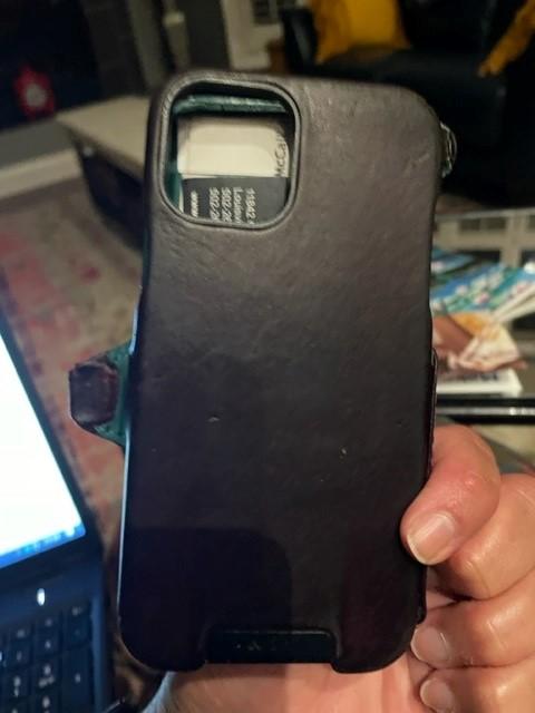 Customizable iPhone 12 Wallet leather case with MagSafe - Customer Photo From Jenni McCall