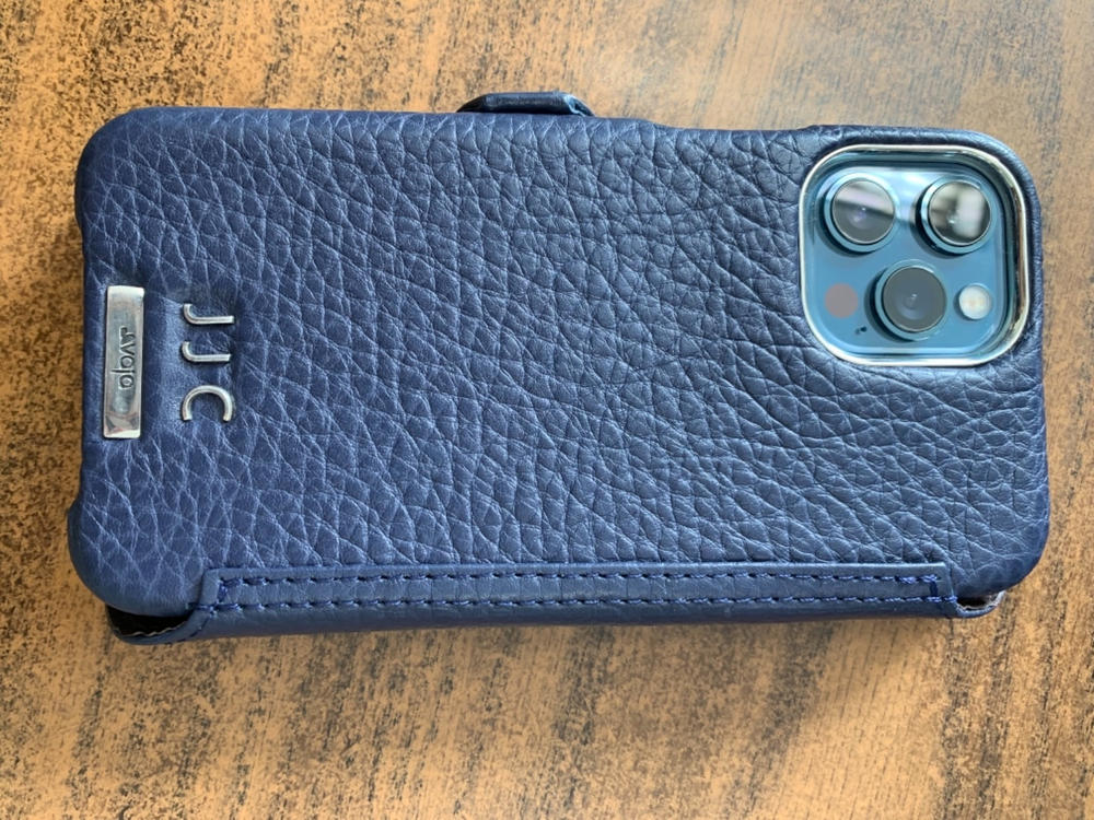 Upcycled leather iPhone 14 Pro Max wallet phone case – Phone Swag