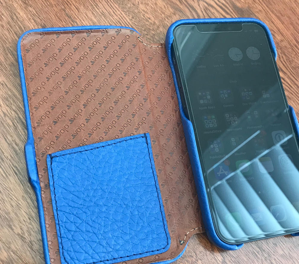 Customizable iPhone 12 & 12 pro Folio leather case with MagSafe - Customer Photo From Anonymous