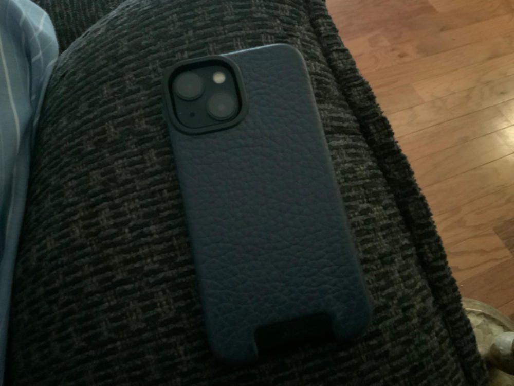 Grip iPhone 13 Mini MagSafe leather case - Customer Photo From Scott Bass
