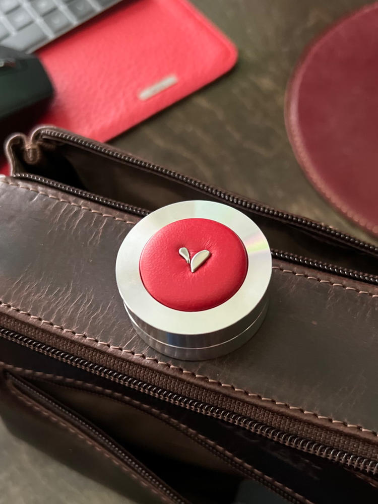 Aluminum Keeper - Premium Leather Pill Box - Customer Photo From Alex Soto