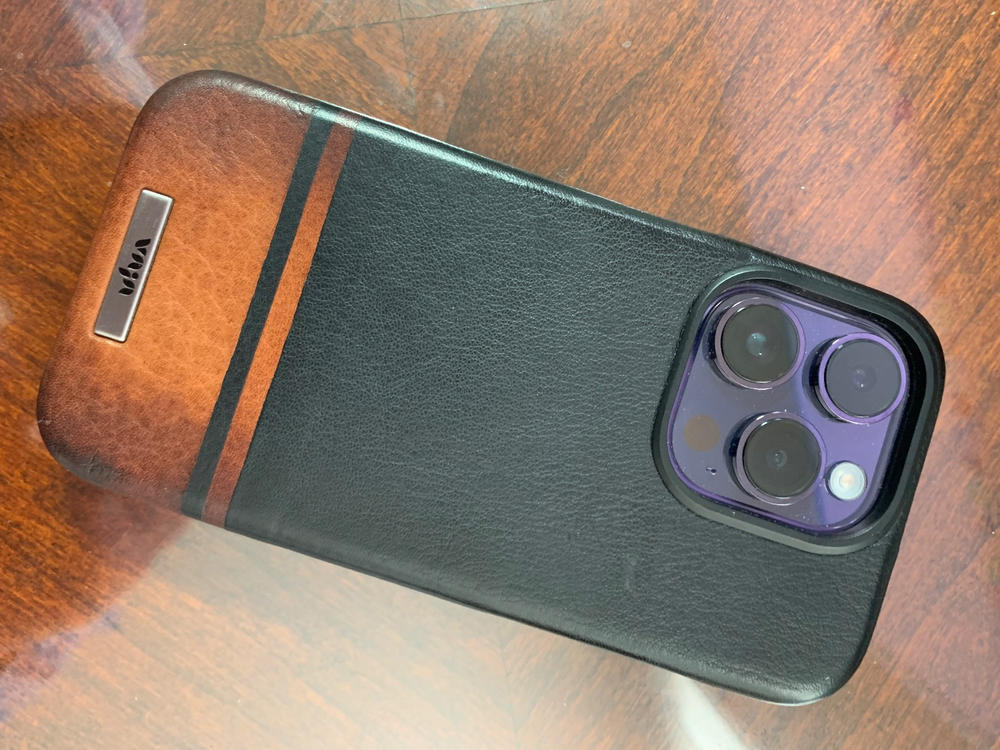 Grip iPhone 14 Pro leather case - Customer Photo From Hiesterman Grant