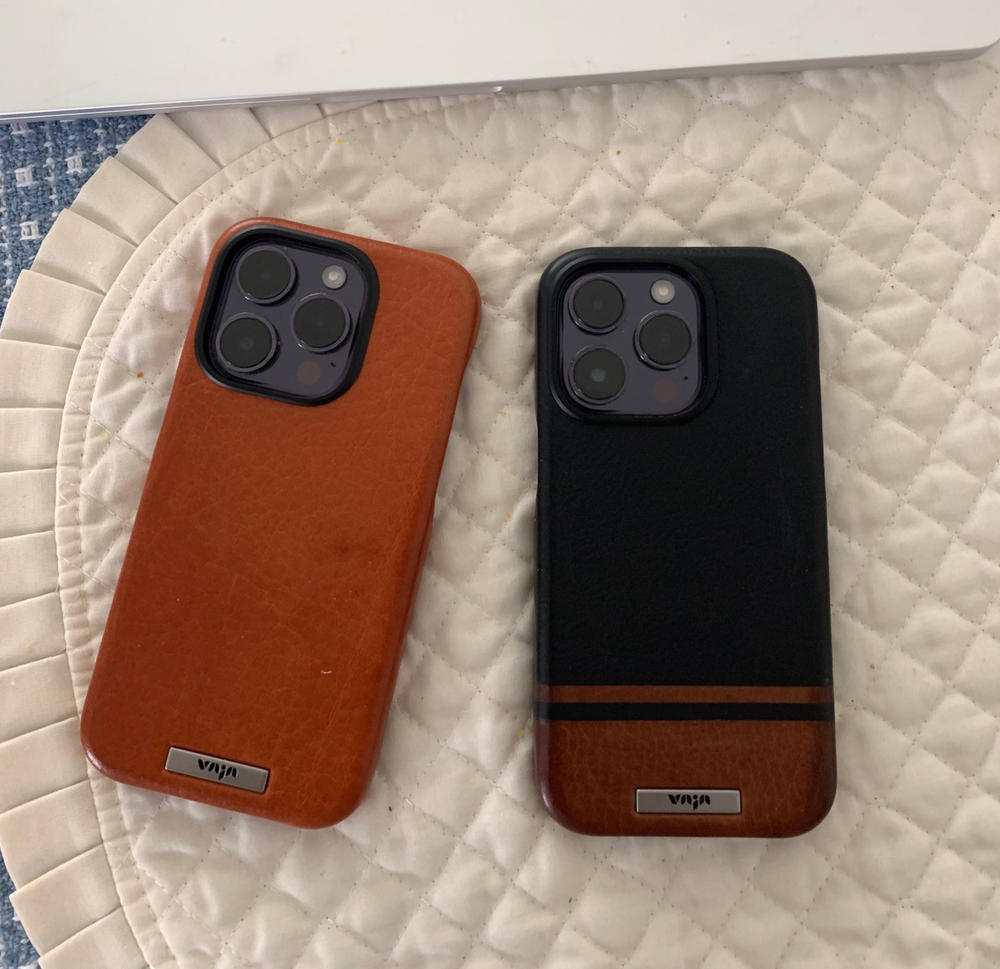 Grip iPhone 14 Pro leather case - Customer Photo From Hiesterman Grant