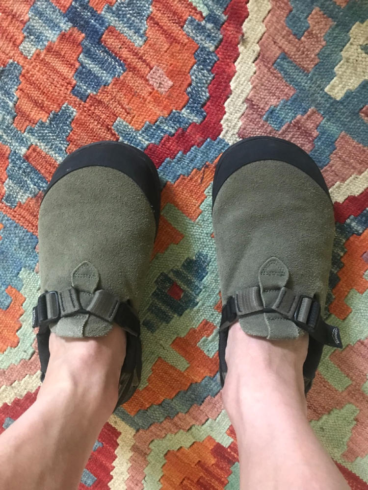 Mountain Clog - Leather Suede (Sagebrush) - Bedrock Sandals