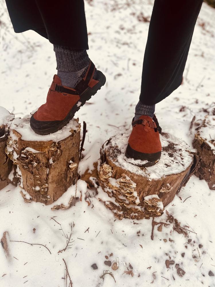 Mountain Clog - Leather Suede (Clay) - Bedrock Sandals