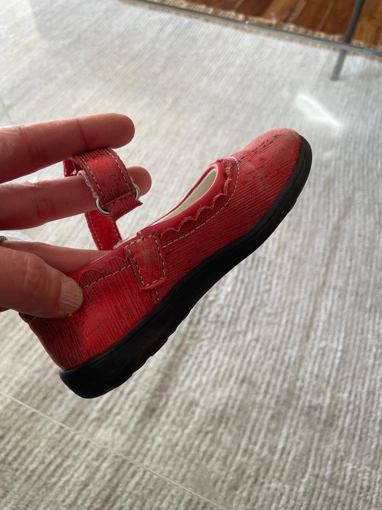 Jane Red Metallic - Customer Photo From Amy