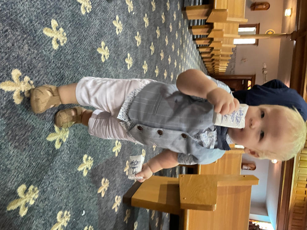 Brook III (First Walker) Brown - Customer Photo From Katelin Pinto