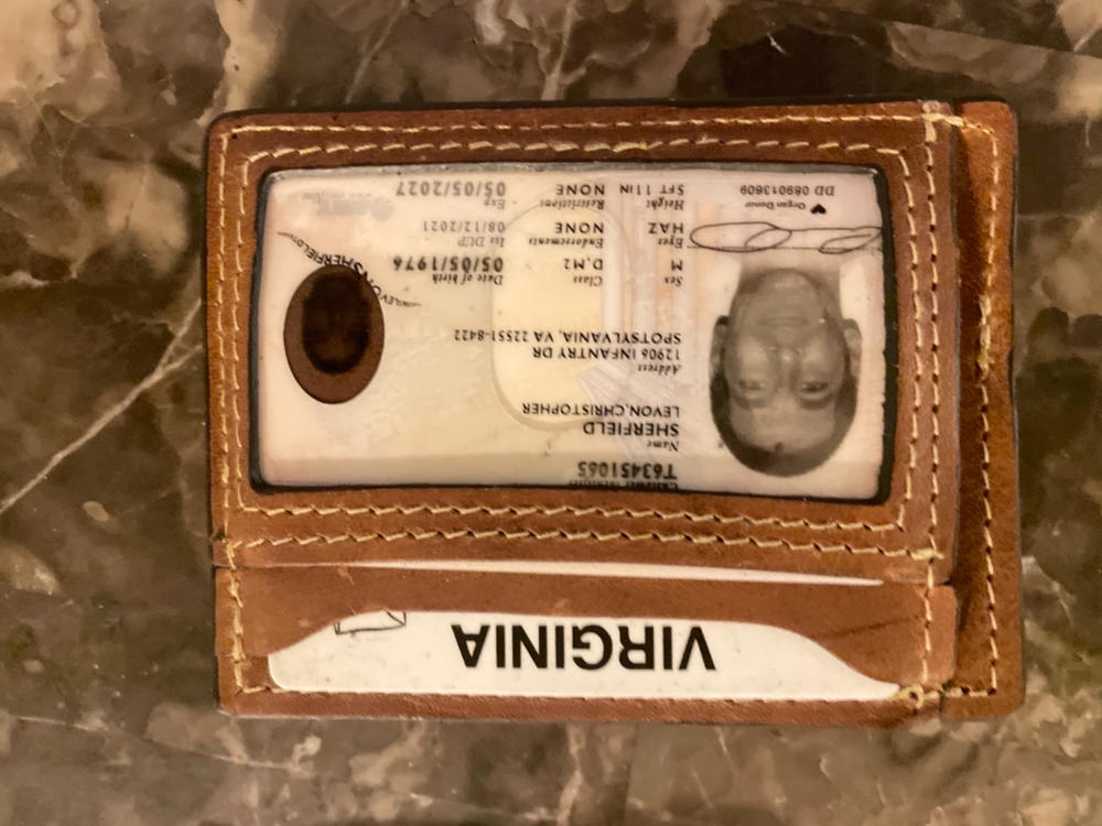 Card Case XL with ID Window - Customer Photo From Levon Sherfield