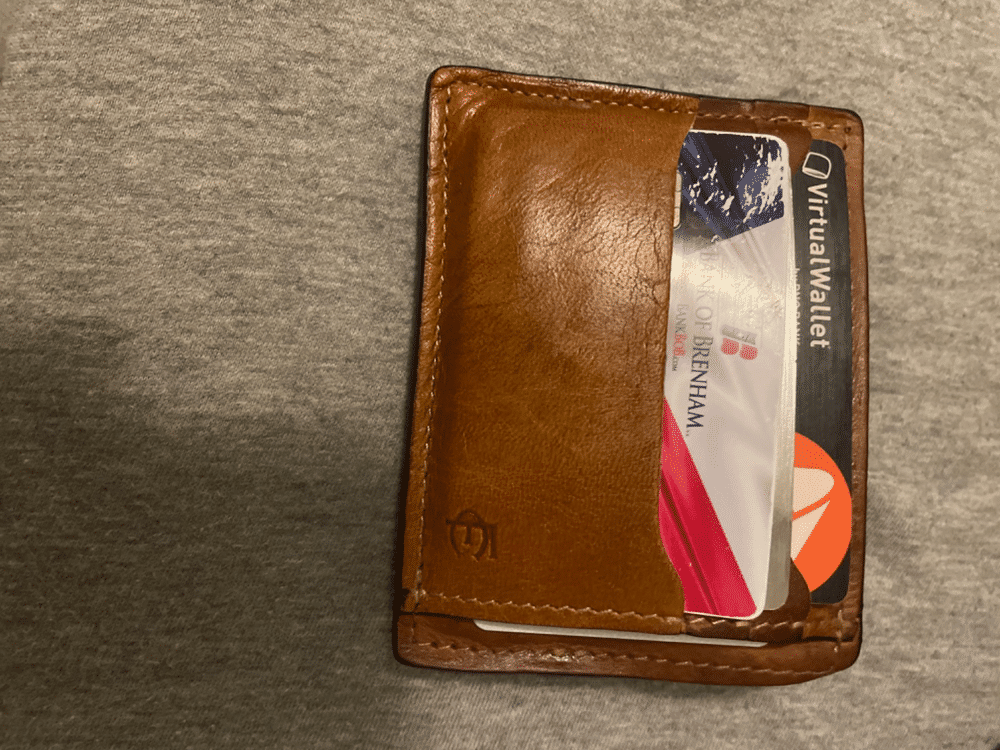 Card Case XL with ID Window - Customer Photo From David Harvey