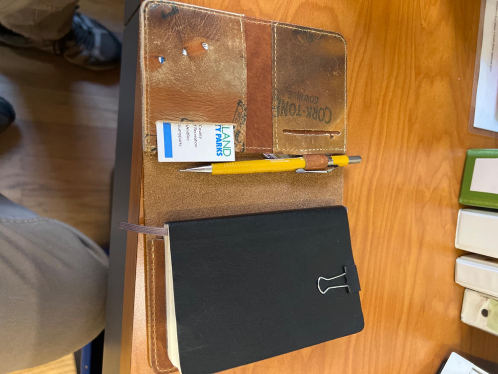 Leather Field Notes Cover - Customer Photo From Anonymous