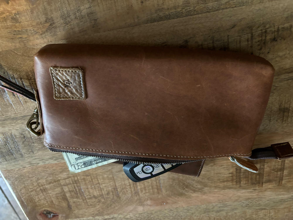 Leather Utility Bag - Customer Photo From David Marrucco