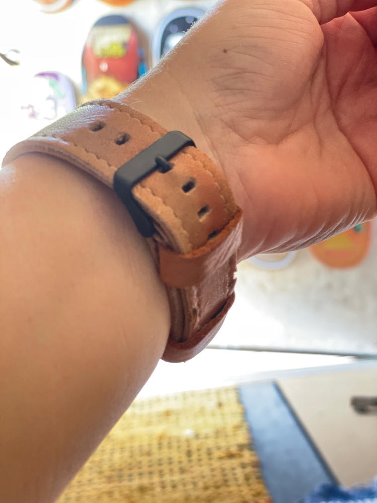 Leather Watch Band - Customer Photo From Angie Gomez