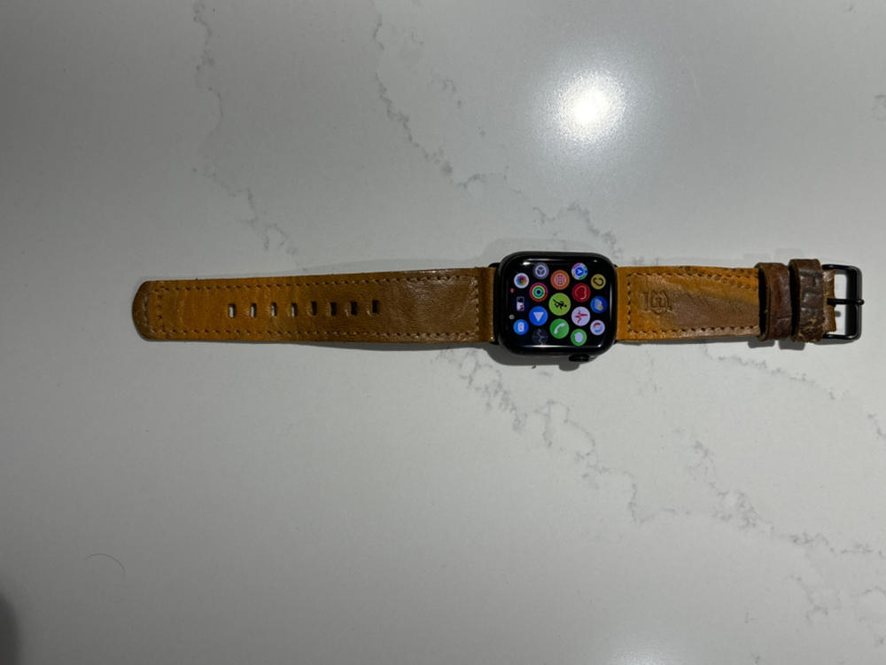 Leather Watch Band - Customer Photo From Kenneth Hernandez