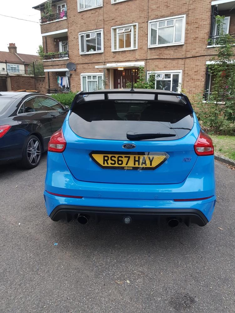 Bespoke Number Plates [Mk3 Focus RS] - Customer Photo From Stephen H.