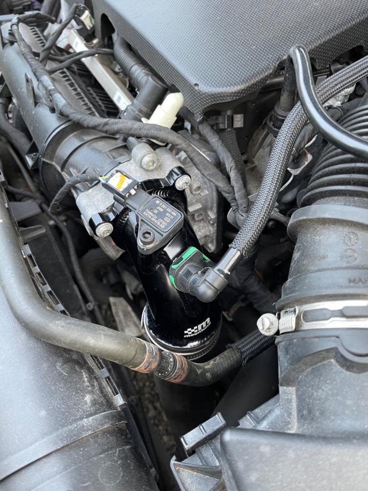 High-Flow Throttle Body Elbow [Mk8 Fiesta ST | Mk4 Focus 1.5 | Puma ST | Kuga 1.5] - Customer Photo From Anonymous