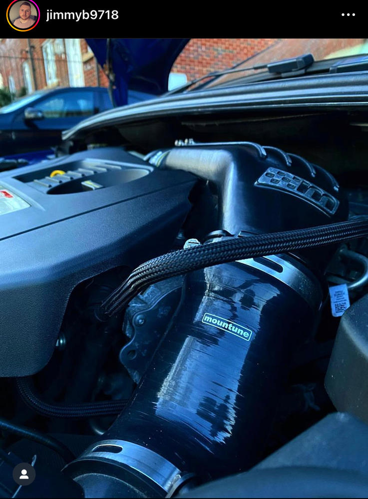 High Flow Induction Hose [Mk3 Focus RS/ST] - Customer Photo From James Bull