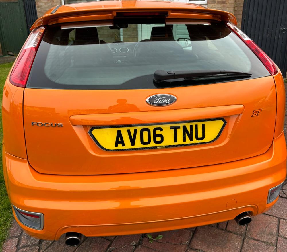 Bespoke Number Plates [Mk2 Focus RS/ST] - Customer Photo From Mark Simpson