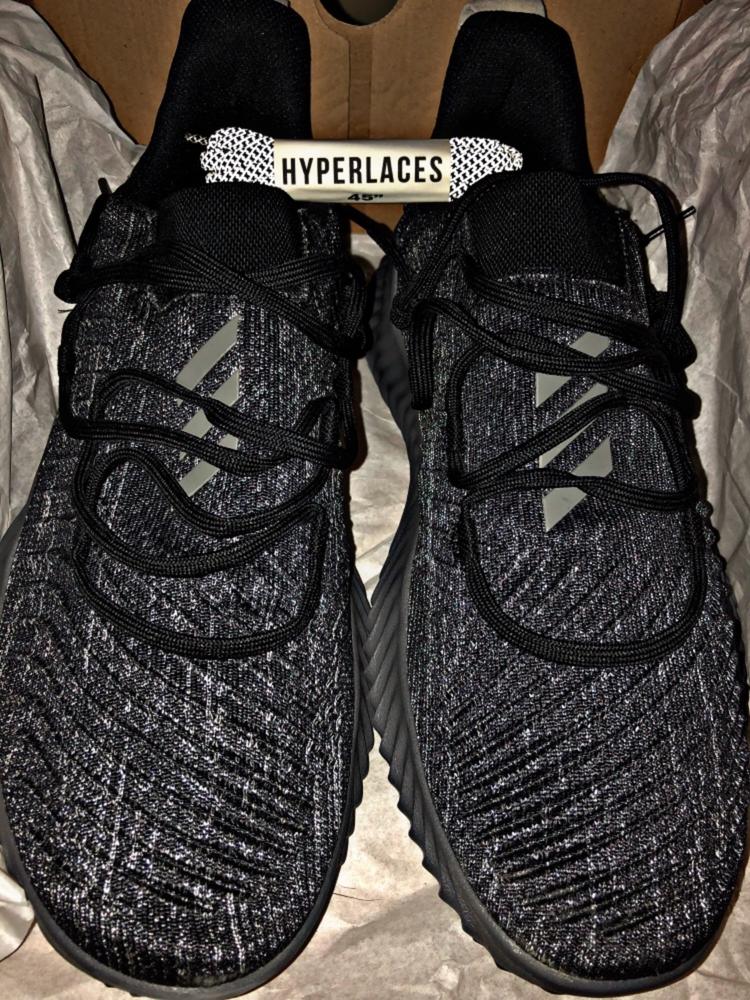 Black Reflective Rope Laces - Customer Photo From Jebb R.