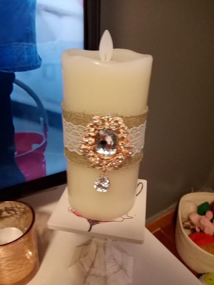 Bulk Rose Gold Rhinestone Embellishments (10-100pcs/pkg) - Customer Photo From Donna Ciccone