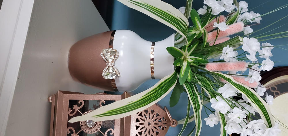10 Piece Mixed Pack Rose Gold with Pearl and Clear Rhinestone (10pcs/pkg) - Customer Photo From Amy Goudy
