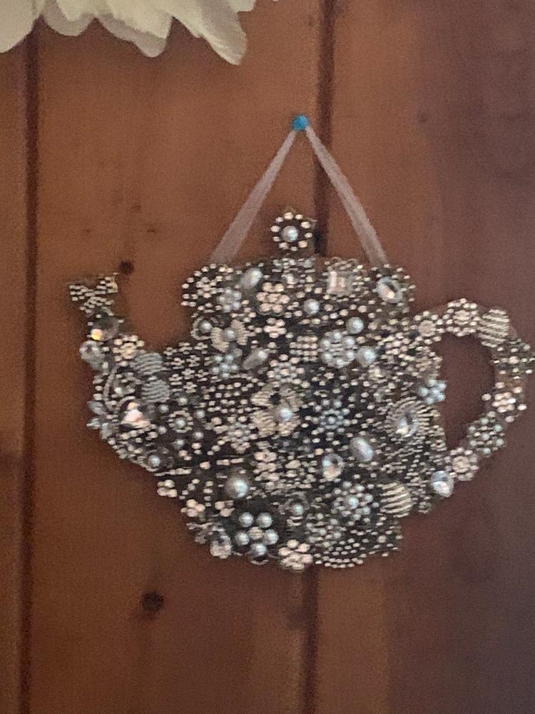 Small Sizes | Bulk Antique Bronze Rhinestone and Pearl Embellishments - Customer Photo From Dorothy Colson