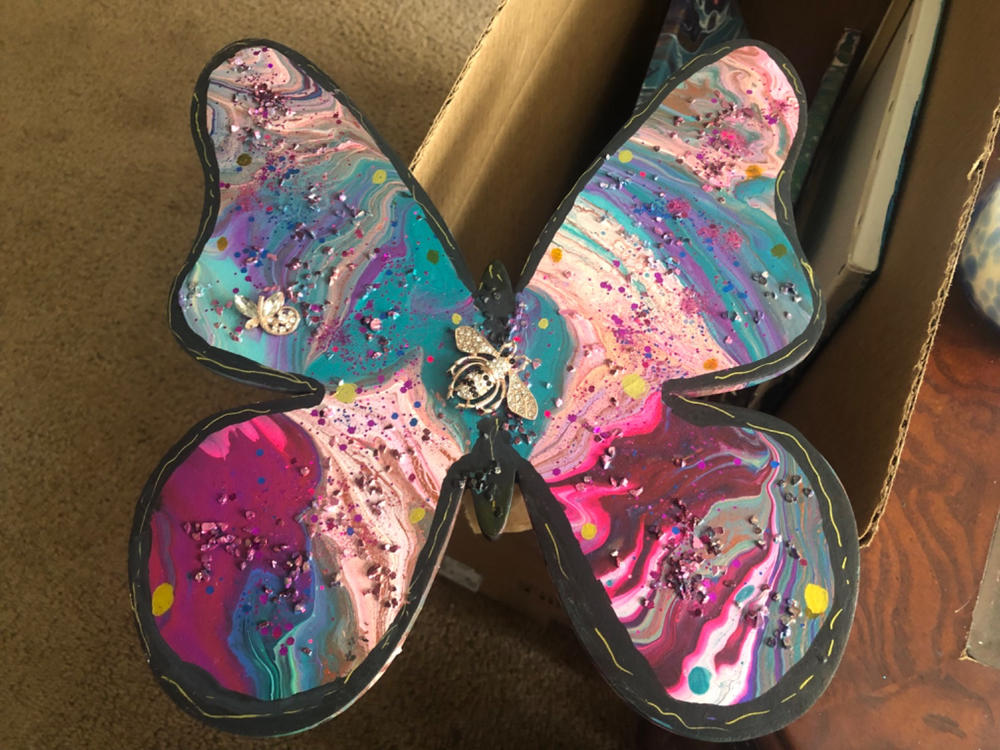 Rose Gold Butterflies and Friends Pack 1 - Customer Photo From Amber Lovelady