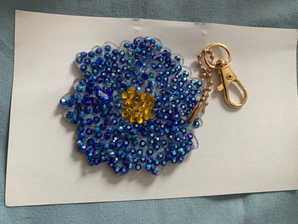 Sapphire Shimmer Hotfix Rhinestone Bulk Pack - Customer Photo From Eva Grossman