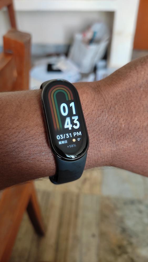 Xiaomi Mi Band 8 Fitness Band with SpO2 Sensor | 1.62-inch AMOLED Display - Customer Photo From Sundar