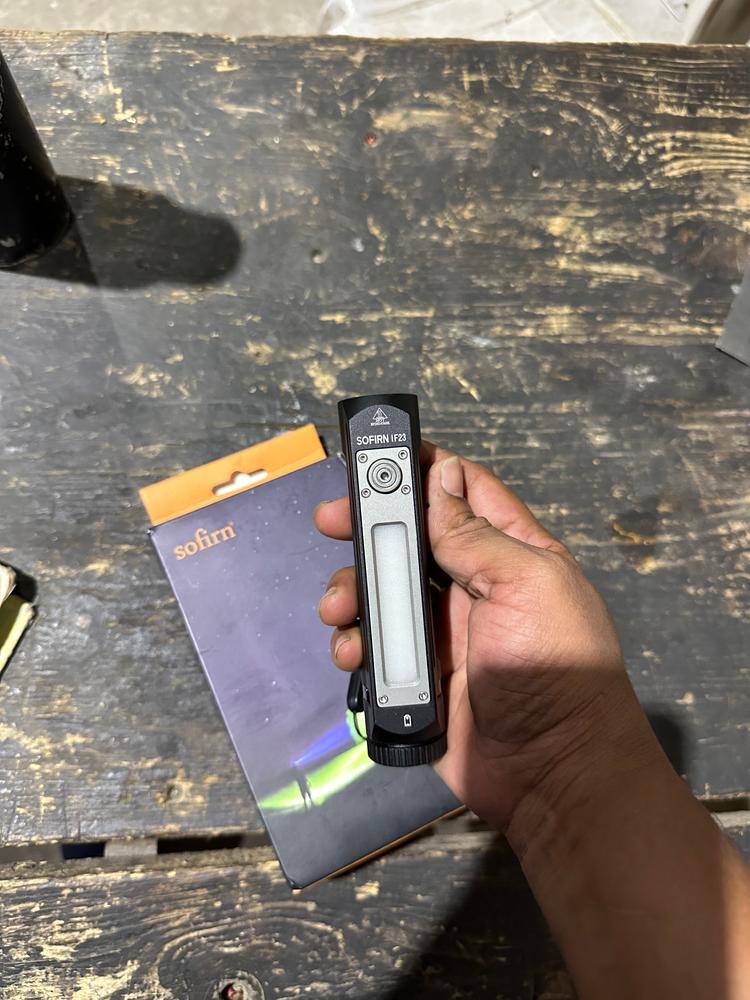 Sofirn IF23 Flashlights 4000lm Spotlight Floodlight Color 3 Types Bright Side Lamp Magnetic Tail Type C 21700 Rechargeable Torch - Customer Photo From Amshi