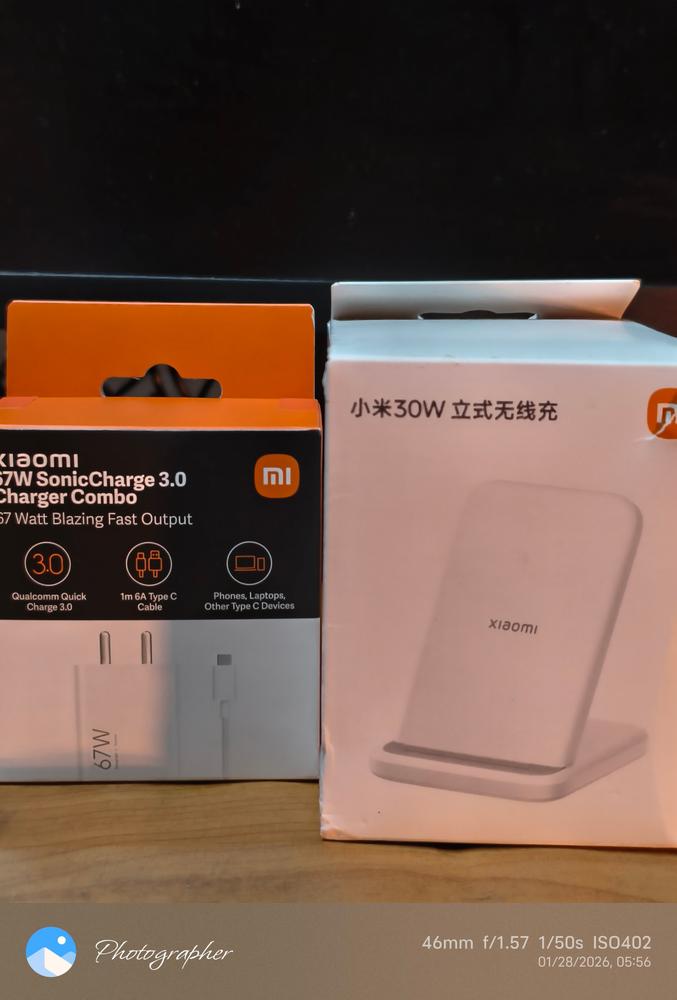 Xiaomi 30W Vertical Wireless Charger Fast Charging - Customer Photo From Kanishk 