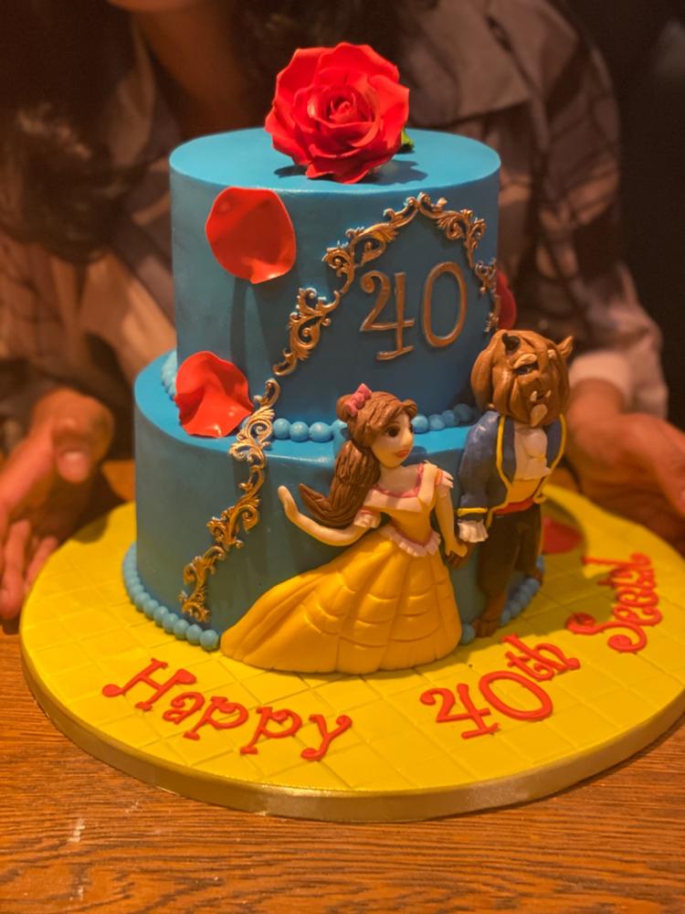 Beauty and the beast cake 2