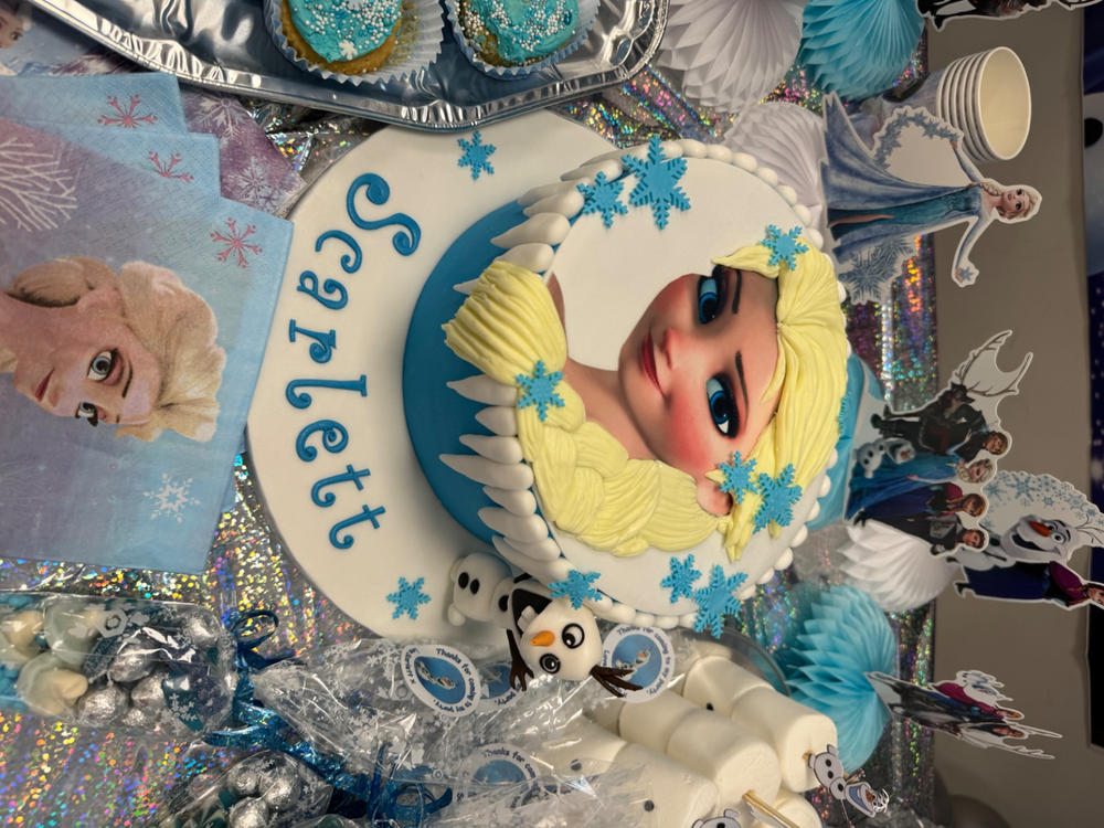 Frozen Elsa Cake #1 - Customer Photo From Melanie Ferguson