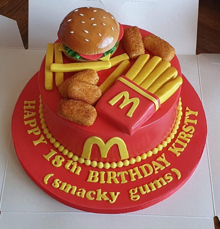 All the noms for this giant Burger Smash Cake 🍔 | Instagram