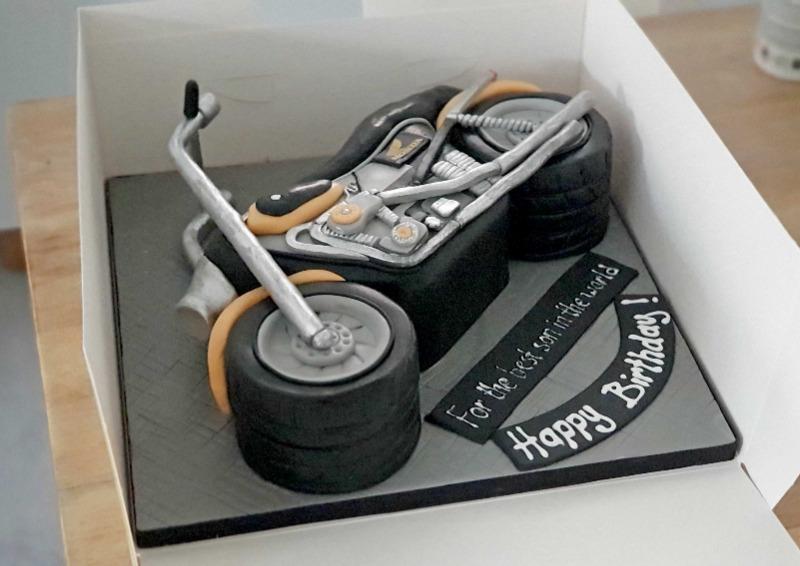 Motorbike Cake - Customer Photo From Archna Singh