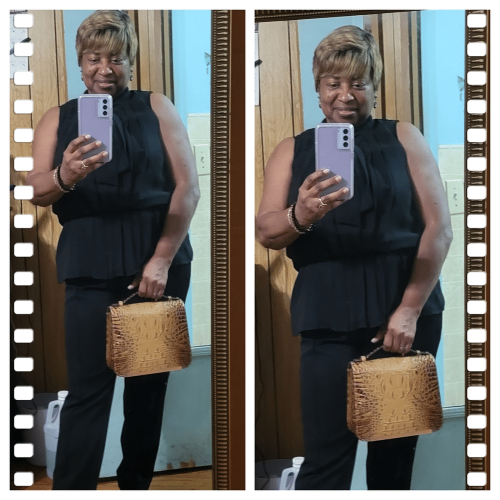 Inaya Croc Embossed Leather Crossbody Bag - Customer Photo From Anonymous