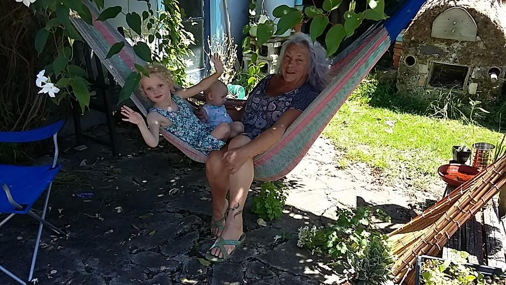 Mexican Hammock - Double Blue - Customer Photo From CHERYL NOBLE